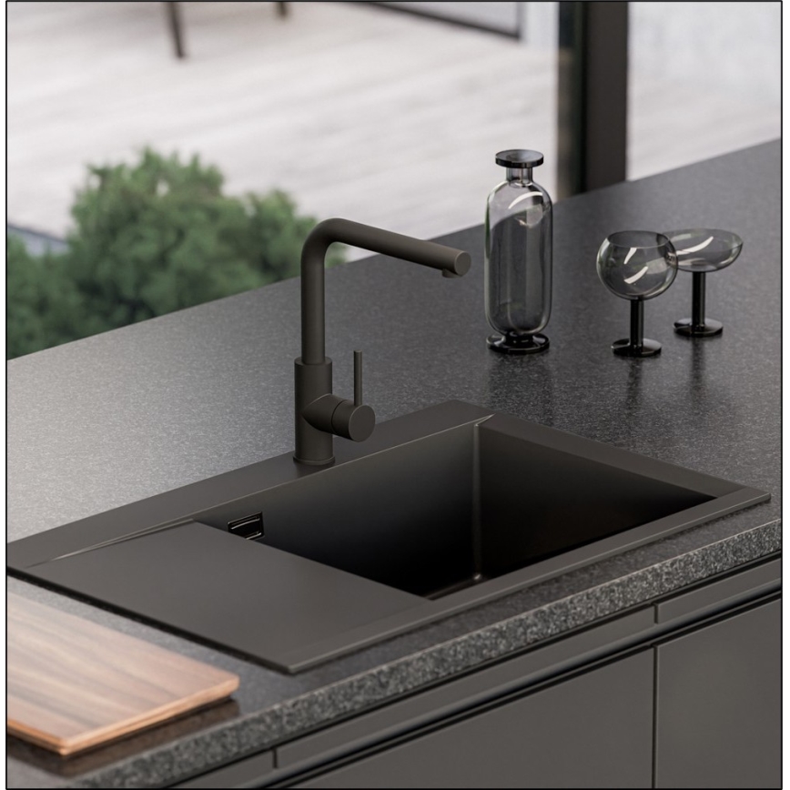 ALVEUS 1149502 - Küchenspüle PURE 79x51,5 cm Granit/Anthrazit