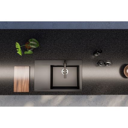 ALVEUS 1149503 - Küchenspüle PURE 79x51,5 cm Granit/schwarz