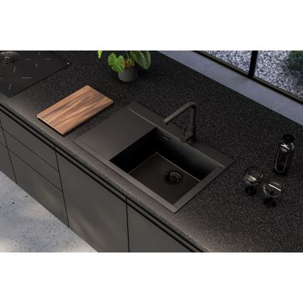 ALVEUS 1149504 - Küchenspüle PURE 79x51,5 cm Granit/Schwarz