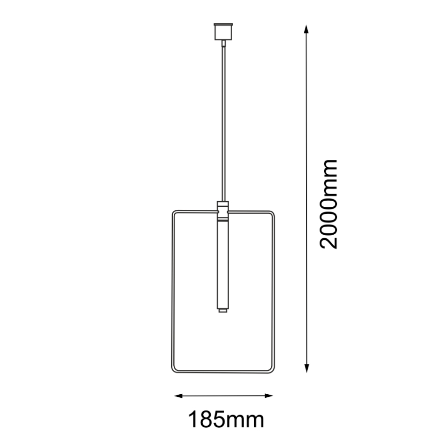 Amplex - Hängeleuchte 1xG9/10W/230V