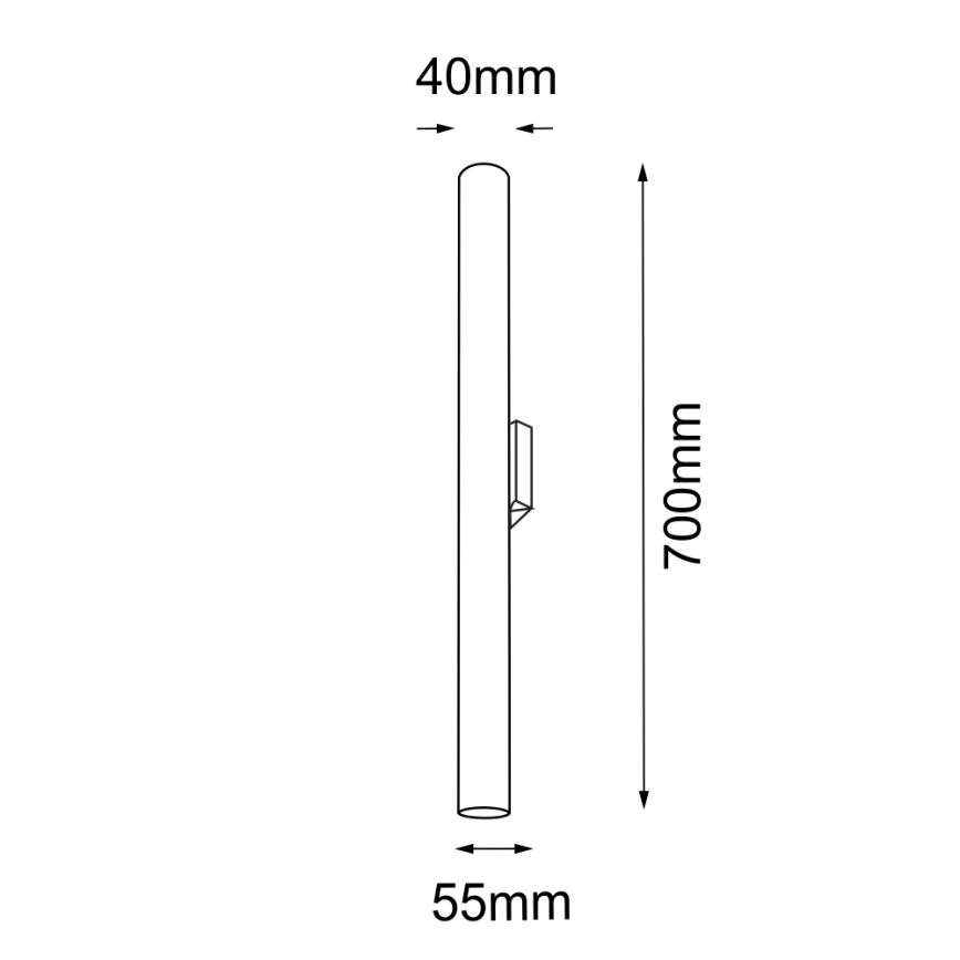 Amplex - Wandleuchte 2xGU10-MR11/15W/230V weiß/Messing
