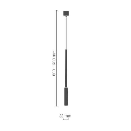 Amplex - Stangen-Kronleuchter 1xG9/10W/230V