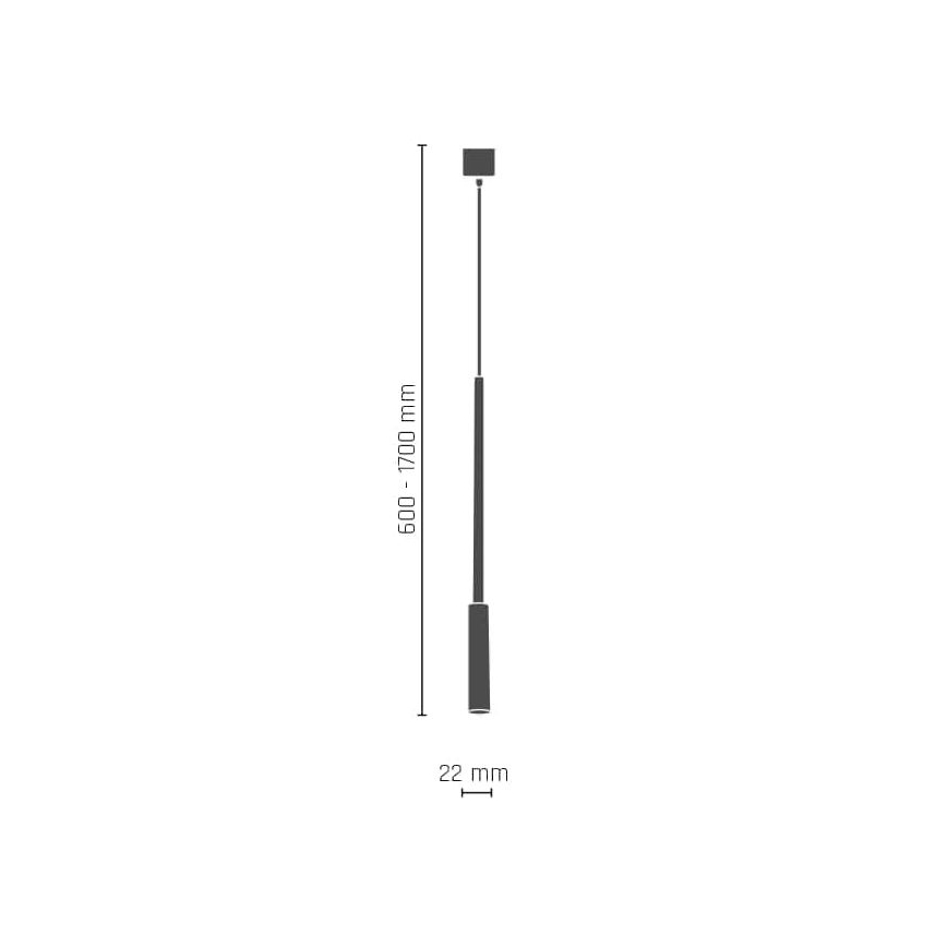 Amplex - Stangen-Kronleuchter 1xG9/10W/230V