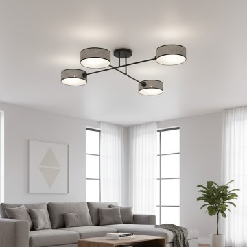 Anbau-Deckenleuchte MAGA 4xE14/10W/230V grau