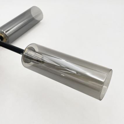 Anbau-Kronleuchter TESSA 4xG9/5W/230V Messing/rauchschwarz