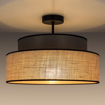 Anbauleuchte BOHO 1xE27/60W/230V braun/beige