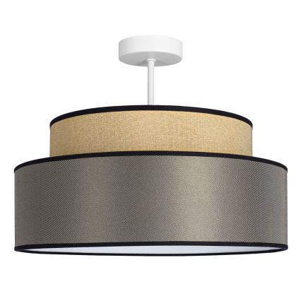 Anbauleuchte GRACE 1xE27/60W/230V beige/braun