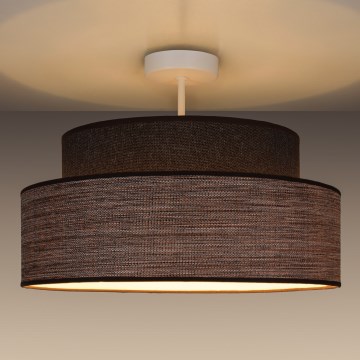 Anbauleuchte GRACE 1xE27/60W/230V braun/beige
