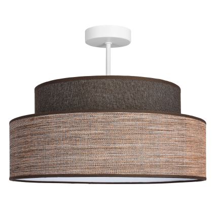 Anbauleuchte GRACE 1xE27/60W/230V braun/beige