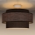Anbauleuchte GRACE 1xE27/60W/230V braun/beige
