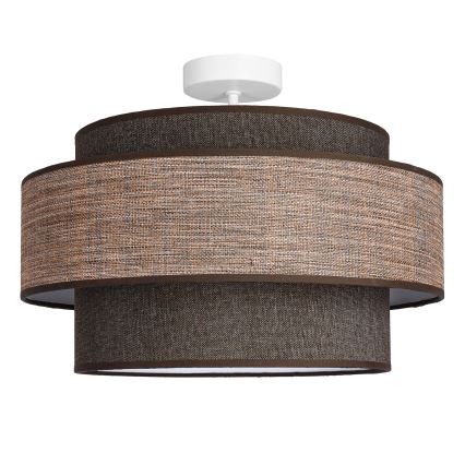 Anbauleuchte GRACE 1xE27/60W/230V braun/beige