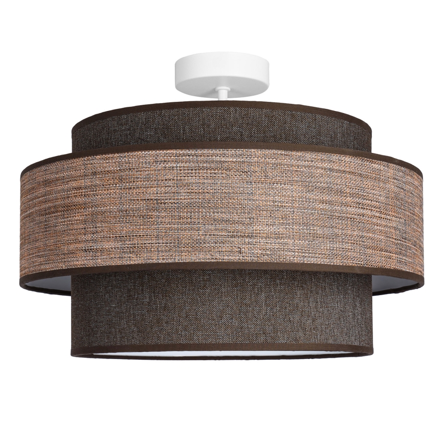 Anbauleuchte GRACE 1xE27/60W/230V braun/beige