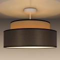 Anbauleuchte GRACE 1xE27/60W/230V d 40 cm beige/braun