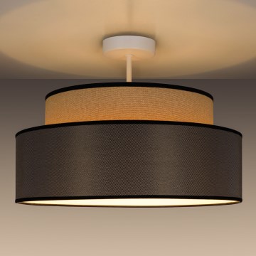 Anbauleuchte GRACE 1xE27/60W/230V d 40 cm beige/braun