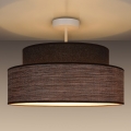 Anbauleuchte GRACE 1xE27/60W/230V d 40 cm braun/beige