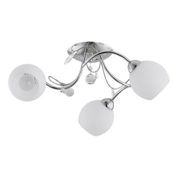 Anbauleuchte LIVIA 3xE14/10W/230V glänzendes Chrom