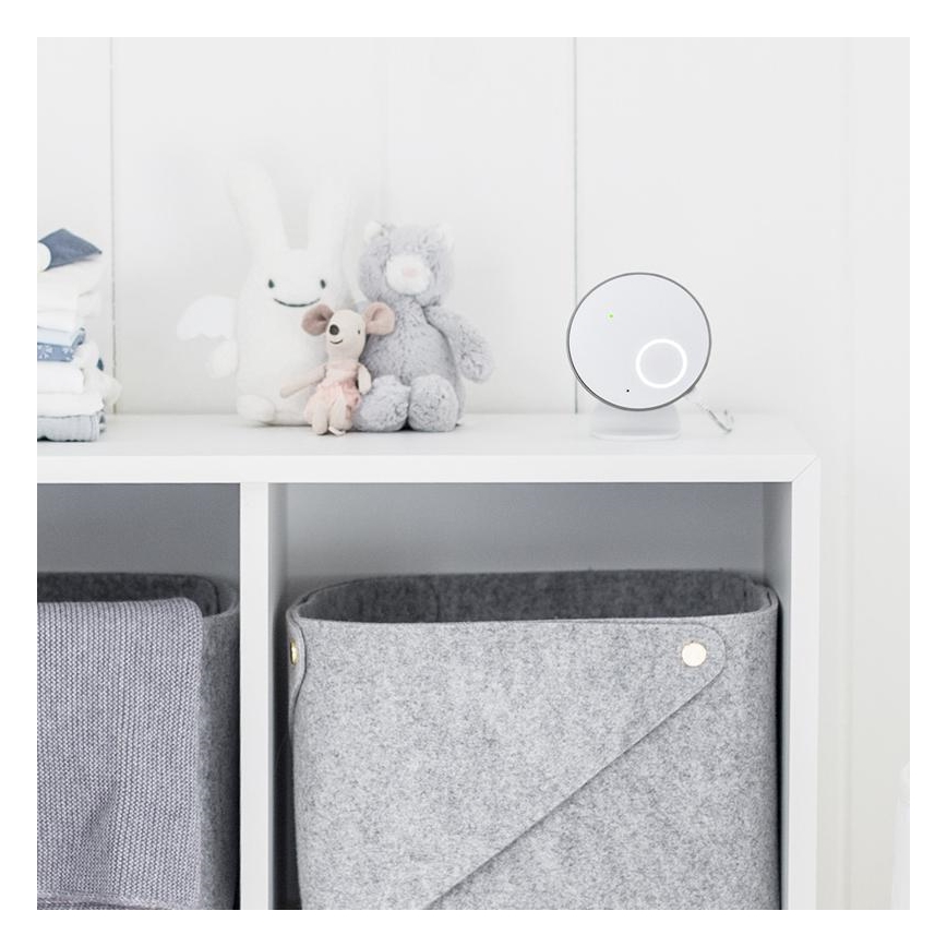 Angelcare - SET Atmungsmonitor 16x16 cm + Audio-Babyphone USB