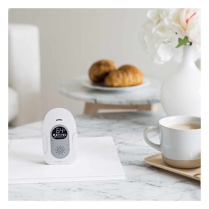 Angelcare - SET Atmungsmonitor 16x16 cm + Audio-Babyphone USB