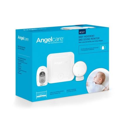 Angelcare - SET Atmungsmonitor 16x16 cm + Audio-Babyphone USB