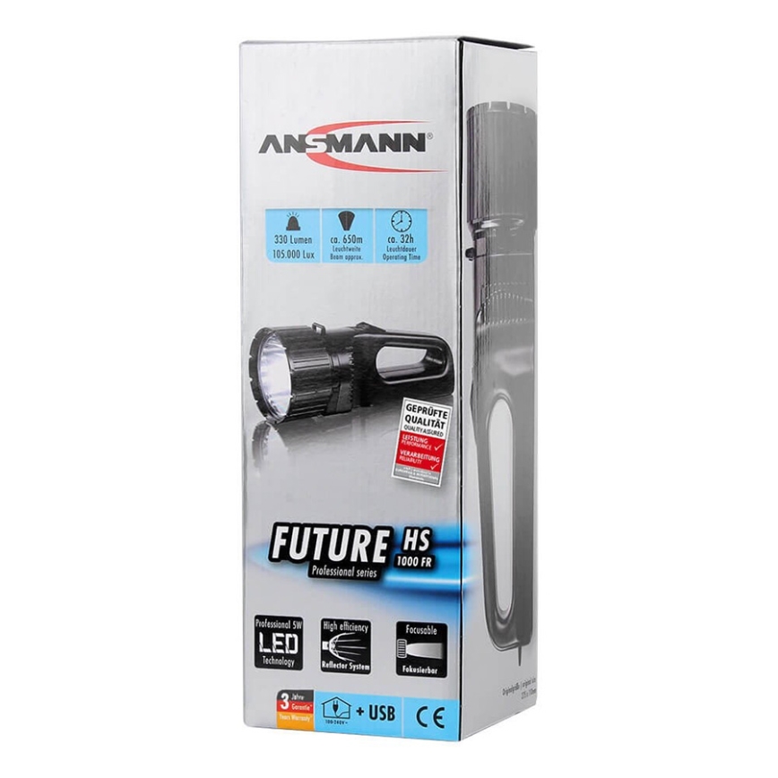 Ansmann FUTURE HS1000FR  Aufladbare Lampe