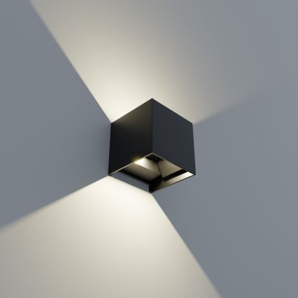 APLED - LED-Außenwandleuchte CUBE 2xLED/3W/230V IP65