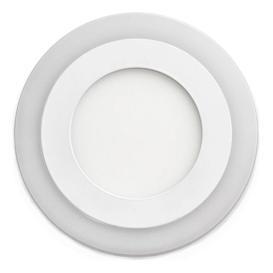 APLED - LED Badezimmer-Deckenleuchte RONDO DUO LED/4W + LED/12W/230V IP41 3000/4000K Ø 19,5 cm Weiß