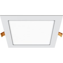APLED - LED-Badezimmer-Einbauleuchte SQUARE LED/18W/230V IP41 220x220 mm weiß