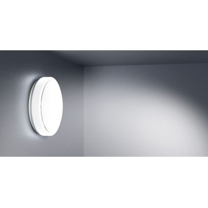 APLED - LED-Deckenleuchte LENS R TRICOLOR LED/18W/230V IP41 2700 - 6500K + Notfall