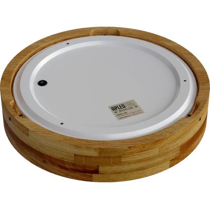 APLED - LED-Deckenleuchte RONDO LED/24W/230V d. 30 cm Holz