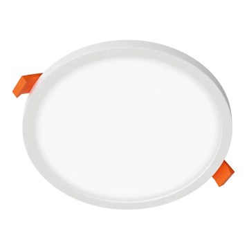 APLED - LED-Einbauleuchte RONDO SLIM LED/16W/230V d 15 cm weiß
