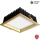 APLED - LED-Einbauleuchte SQUARE WOODLINE LED/12W/230V 4000K 17x17 cm Kiefer Massivholz