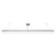 APLED – LED-Hängeleuchte an Schnur LOOK LED/46W/230V 4000K 120 cm silbern