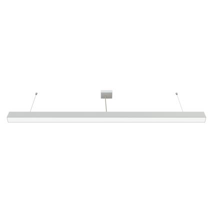 APLED – LED-Hängeleuchte an Schnur LOOK LED/58W/230V 4000K 150 cm silbern