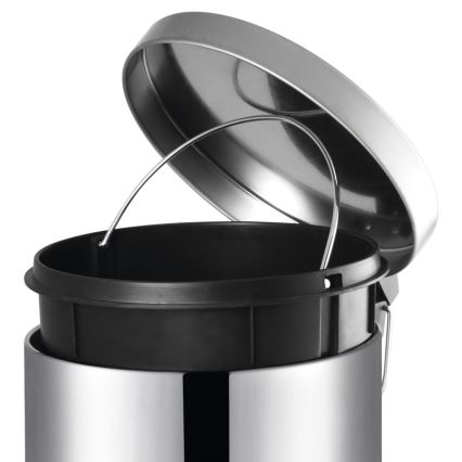 Aqualine - Abfalleimer SIMPLE LINE 3 l poliert Edelstahl