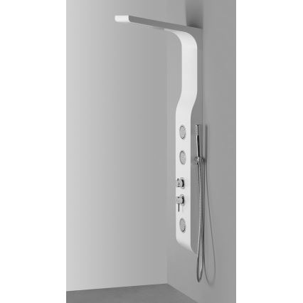 Aqualine - Duschpaneel YUKI mattweiß