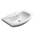 Aqualine - Einbauwaschbecken ZERO 65x46 cm Keramik/weiß