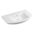 Aqualine - Einbauwaschbecken ZERO 86x50 cm Keramik/Weiß
