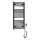 Aqualine - Elektrischer Badheizkörper DIRECT-E 300W 96x45 cm matt schwarz
