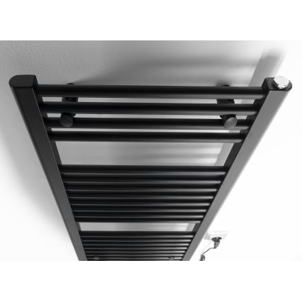 Aqualine - Elektrischer Badheizkörper DIRECT-E 300W 96x45 cm matt schwarz