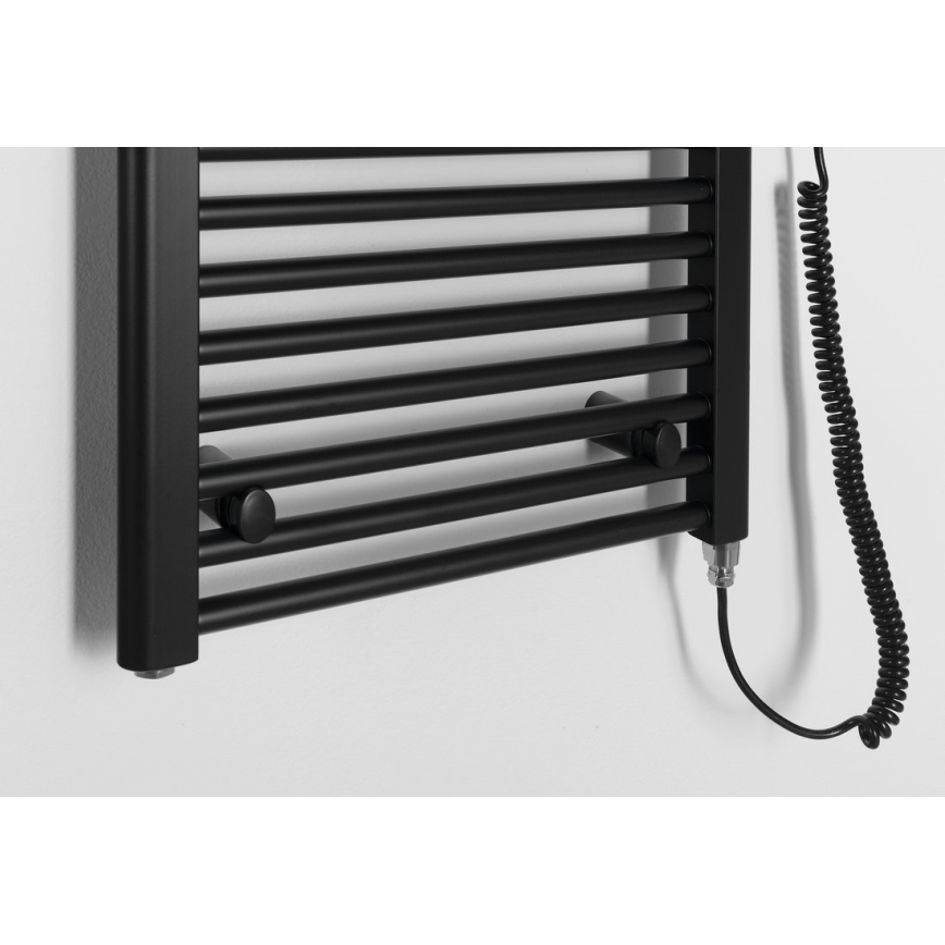 Aqualine - Elektrischer Badheizkörper DIRECT-E 400W 132x45 cm matt schwarz