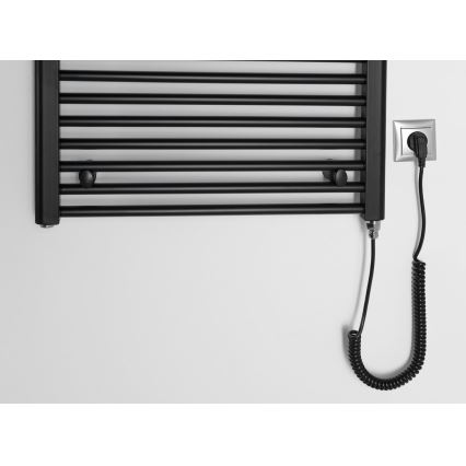 Aqualine - Elektrischer Badheizkörper DIRECT-E 400W 96x60 cm matt schwarz