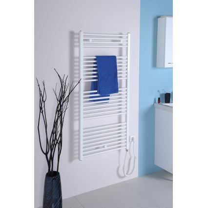 Aqualine - Elektrischer Badheizkörper DIRECT-E 600W 132x60 cm weiß