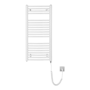 Aqualine - Elektrischer Badheizkörper ORBIT-E 300W 96x45 cm weiß, rund