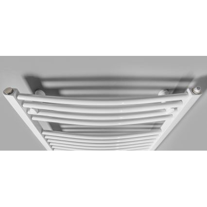 Aqualine - Elektrischer Badheizkörper ORBIT-E 300W 96x45 cm weiß, rund