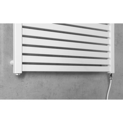 Aqualine - Elektrischer Badheizkörper TONDI-E 400W 97x60 cm weiß
