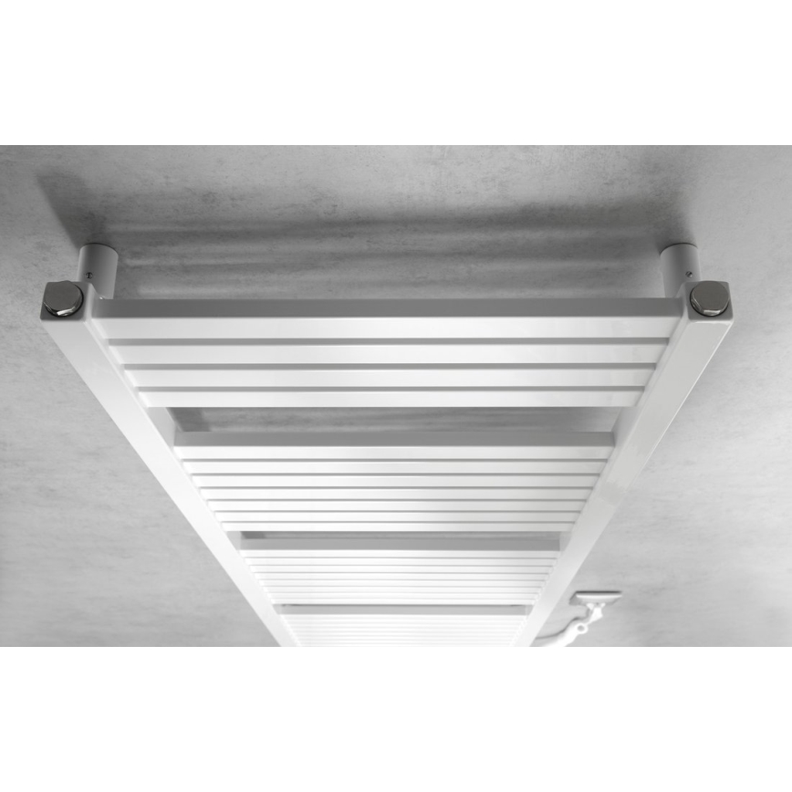 Aqualine - Elektrischer Badheizkörper TONDI-E 500 W 133 x 45 cm, weiß