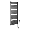 Aqualine - Elektrischer Badheizkörper TONDI-E 800 W 169x60 cm matt-schwarz
