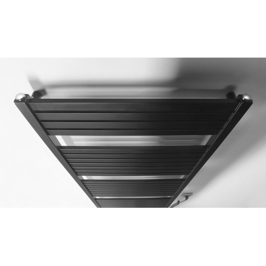 Aqualine - Elektrischer Badheizkörper TONDI-E 800 W 169x60 cm matt-schwarz