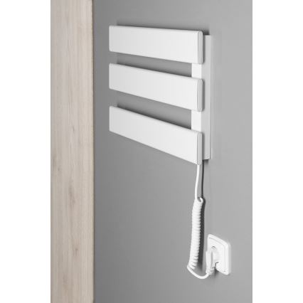Aqualine - Elektrischer Handtuchwärmer ELVIS 50 W 46x34 cm weiß
