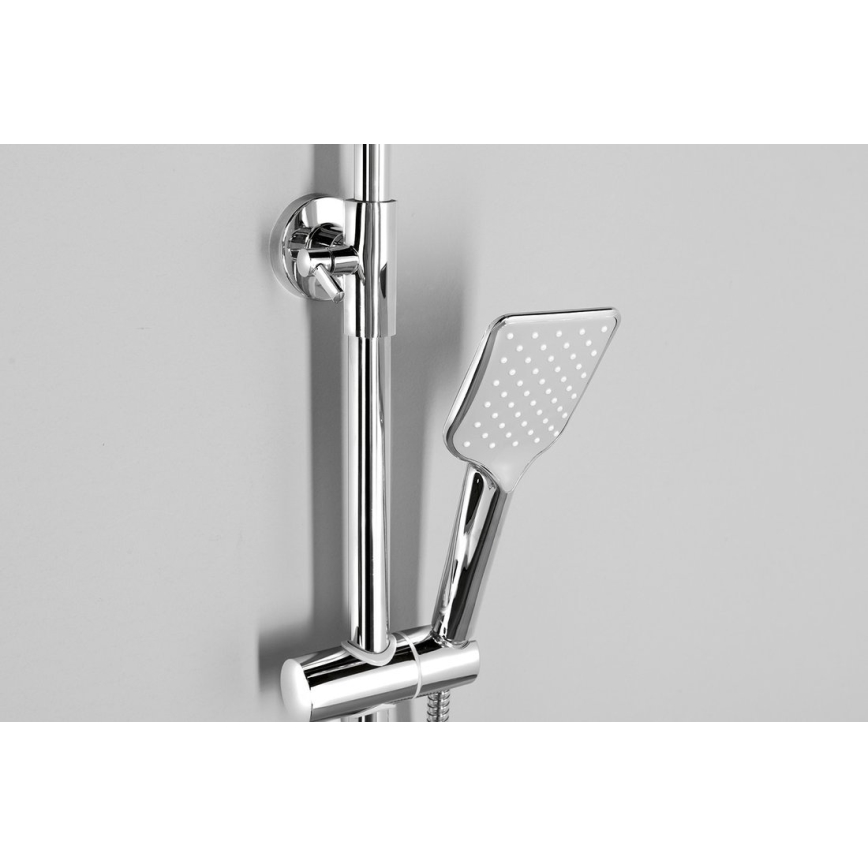 Aqualine - Duschset mit Armatur FACTOR glänzender Chrom